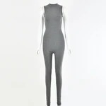 Athleisure Elegance 2023: Sleek Sleeveless Workout Bodysuit