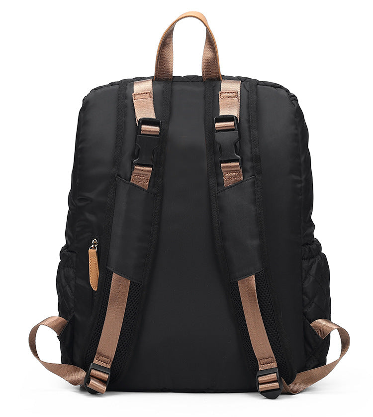 New Cotton Waterproof Nylon Multi-function Large-capacity Backpack Bag