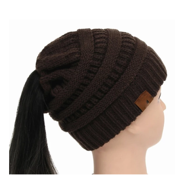 High Bun Ponytail Beanie For Men And Women