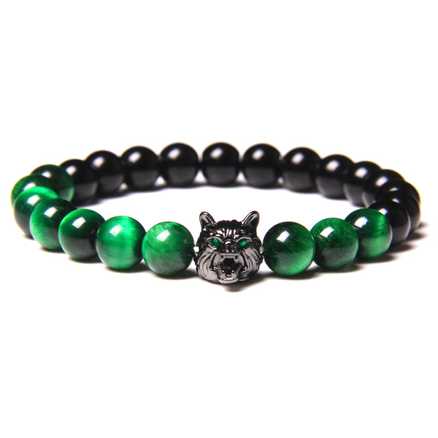 Wolf Beaded Bracelet