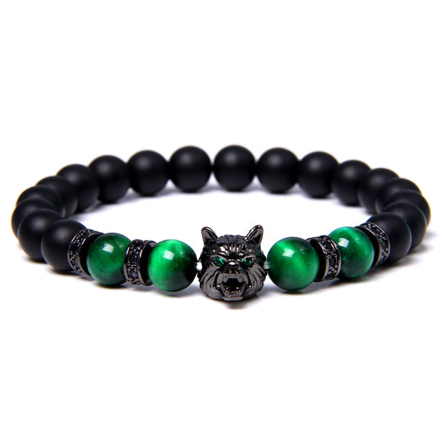 Wolf Beaded Bracelet