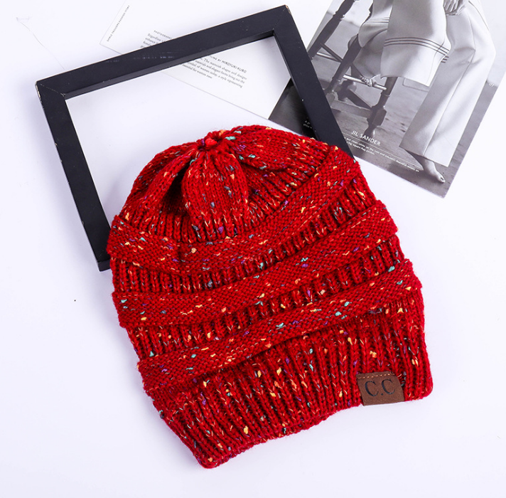 High Bun Ponytail Beanie For Men And Women