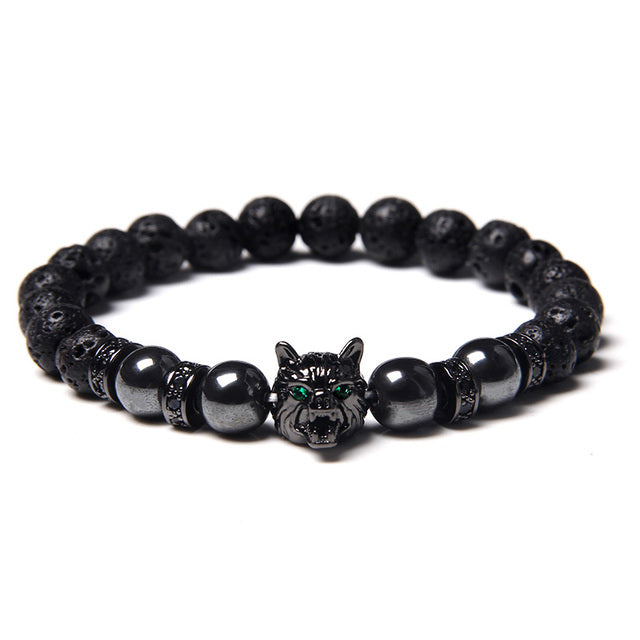 Wolf Beaded Bracelet