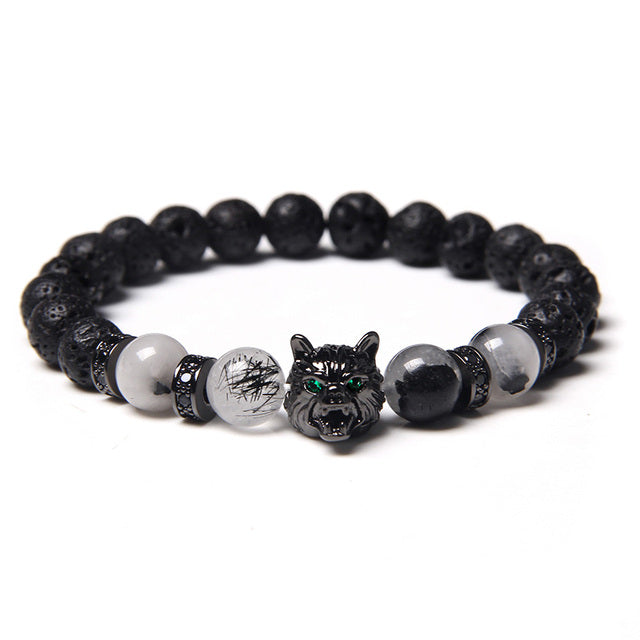Wolf Beaded Bracelet