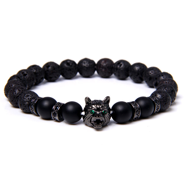 Wolf Beaded Bracelet