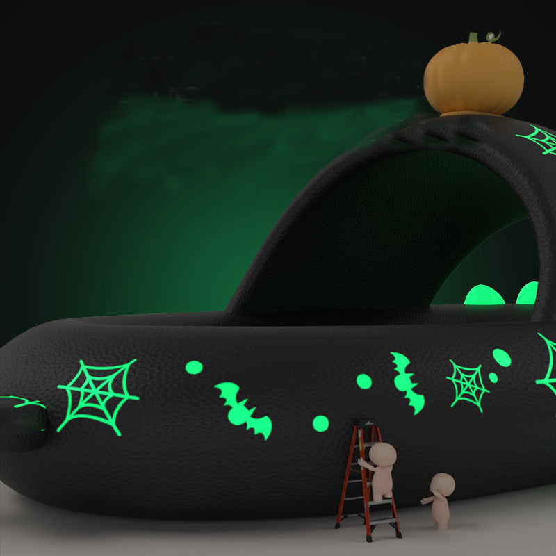 2023 Holiday Fins Glow Slippers: His & Hers Luminous Lounge Footwear