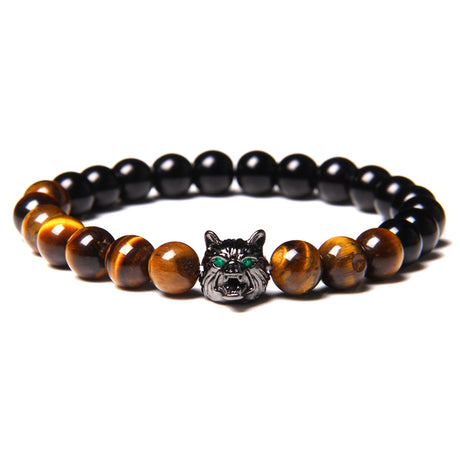 Wolf Beaded Bracelet