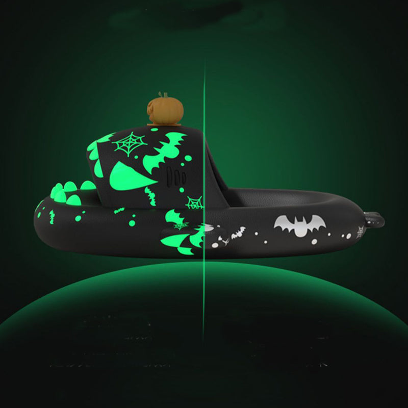 2023 Holiday Fins Glow Slippers: His & Hers Luminous Lounge Footwear
