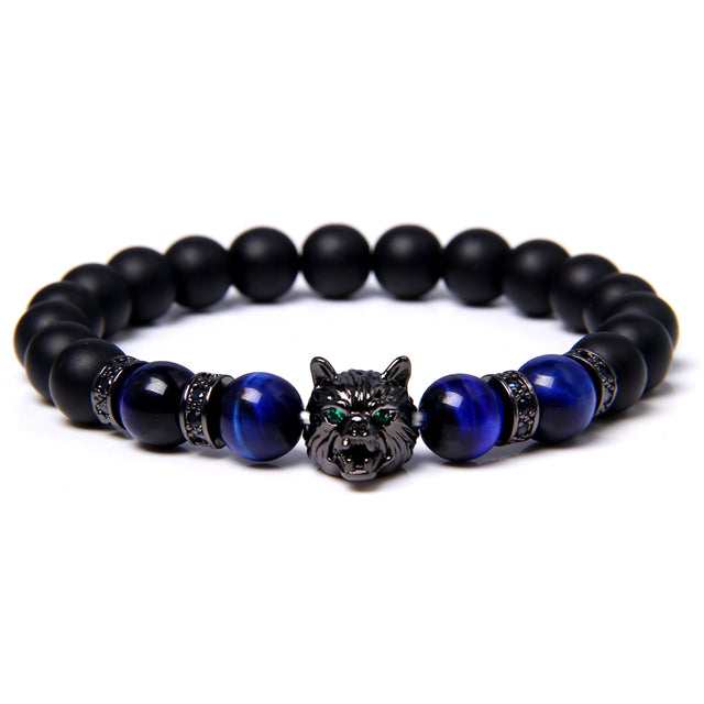Wolf Beaded Bracelet