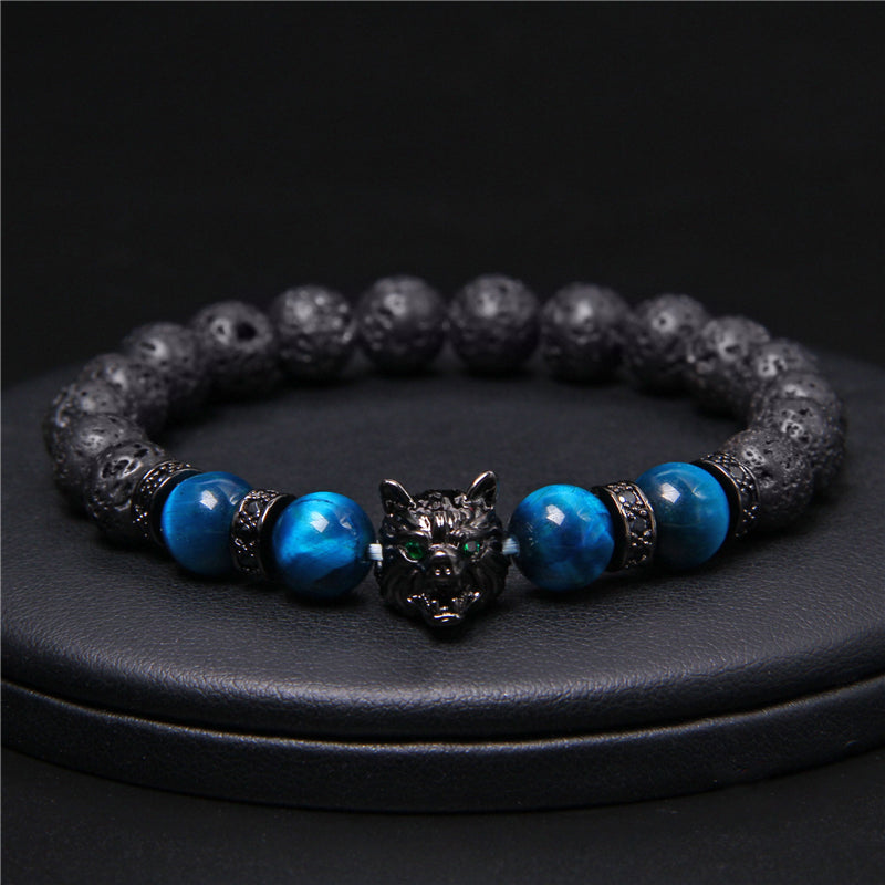 Wolf Beaded Bracelet