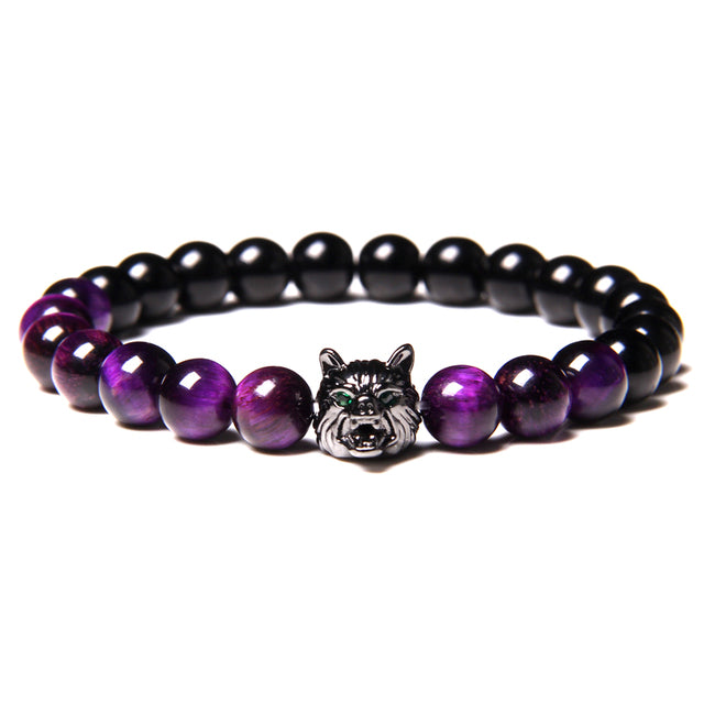 Wolf Beaded Bracelet