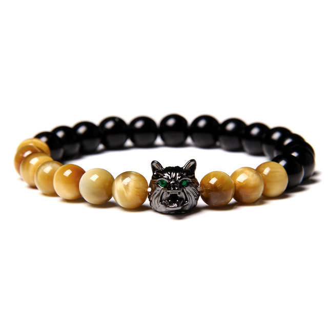Wolf Beaded Bracelet