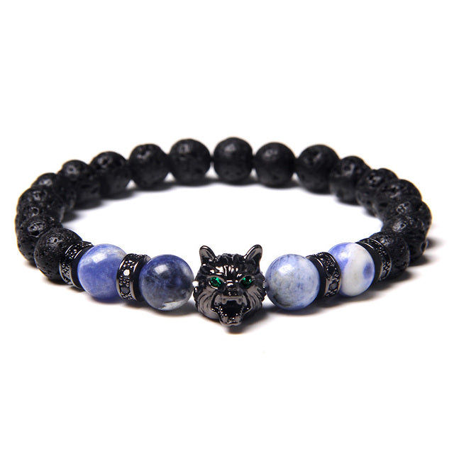 Wolf Beaded Bracelet