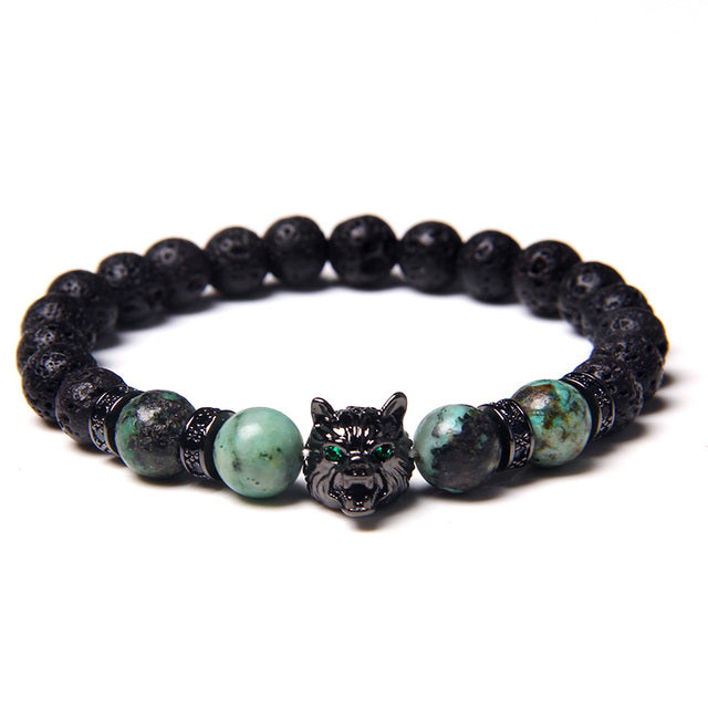 Wolf Beaded Bracelet