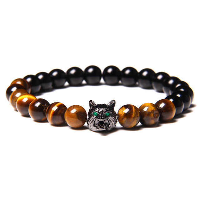 Wolf Beaded Bracelet