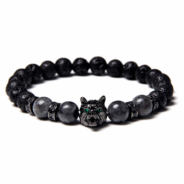 Wolf Beaded Bracelet