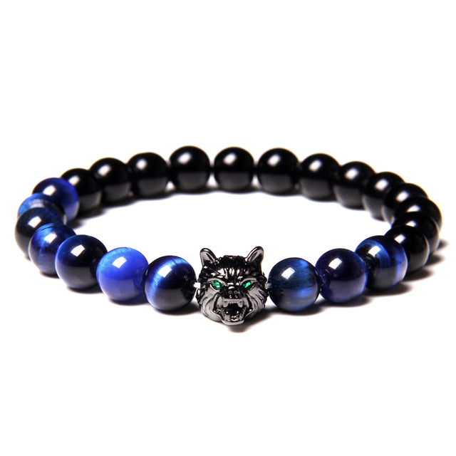 Wolf Beaded Bracelet