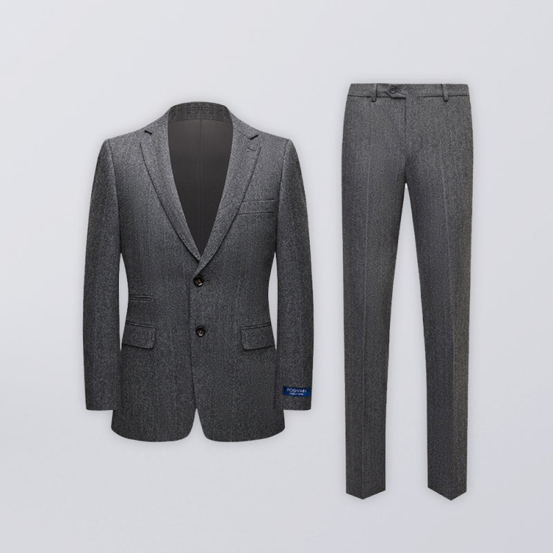 Men's Slim Fit Business Two Piece Suit