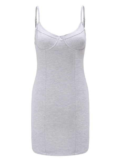 Women's sexy backless slimming bodycon halter dress