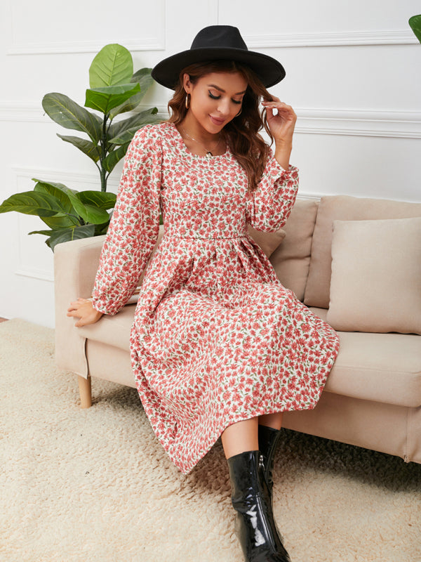 Women’s Everyday Floral Print Longsleeve Dress