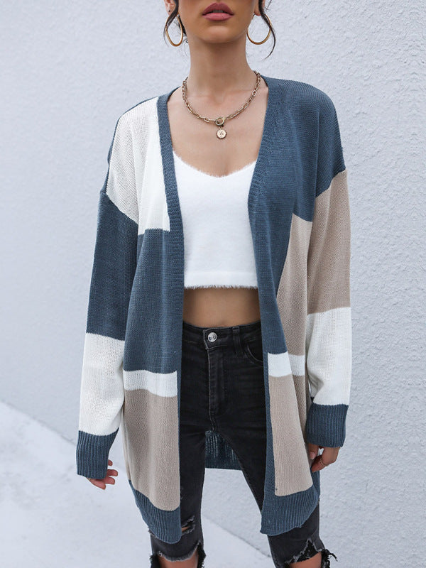Women's Knit Colorblock Cardigan