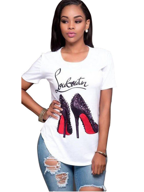 Women's High Heels Graphic T-Shirt
