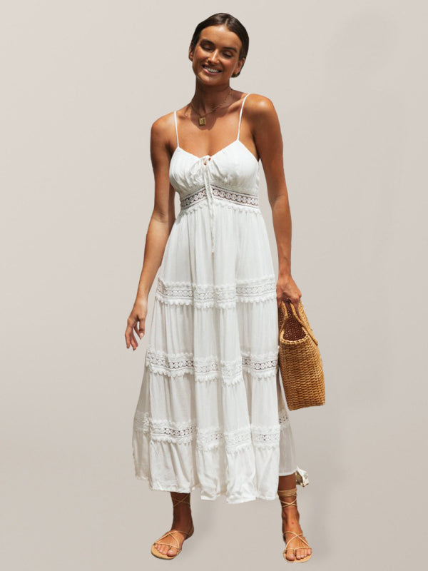 Women's Lace Cami Maxi Dress