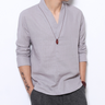Timeless Men's Retro Long-Sleeved Top