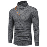2023 Sophisticated Long-Sleeve Knit Sweatshirt with Stand-Up Collar