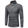 2023 Sophisticated Long-Sleeve Knit Sweatshirt with Stand-Up Collar