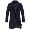 Men’s Solid Color Casual Business Woolen Coats - New for Autumn & Winter 2023