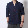 Timeless Men's Retro Long-Sleeved Top