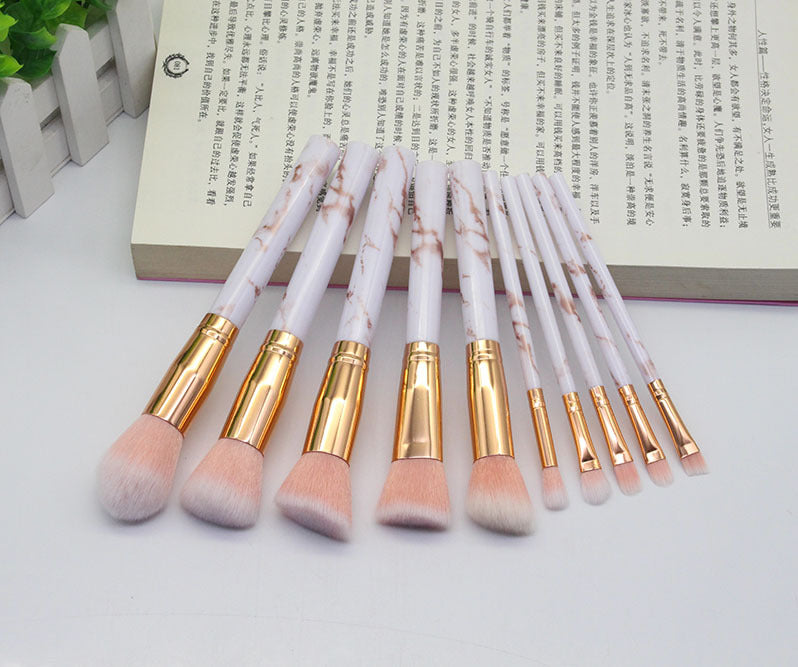 Opulence Emporion's - 15 Marbled Design Makeup Brushes Set