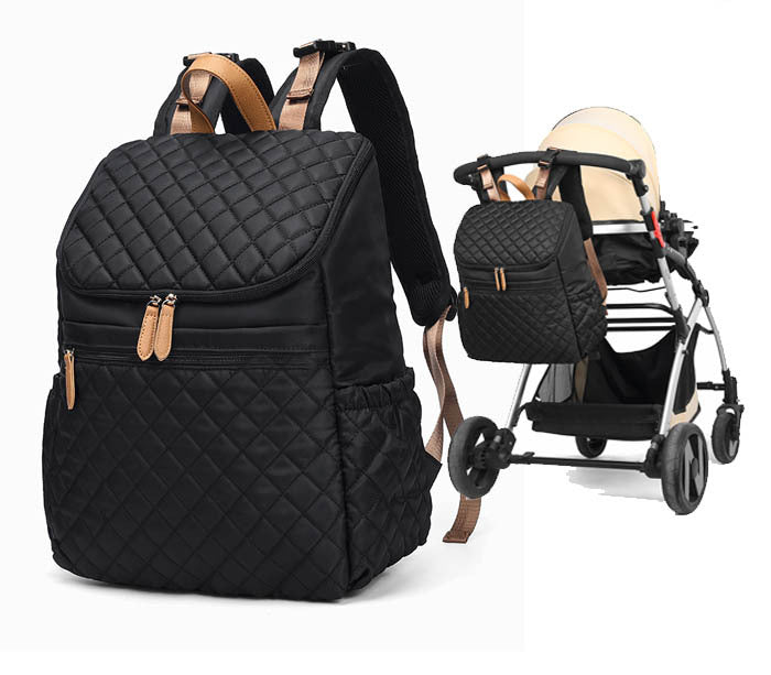 New Cotton Waterproof Nylon Multi-function Large-capacity Backpack Bag