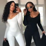 Curve Embrace 2023: Chic Monochrome Round-Neck Bodysuit