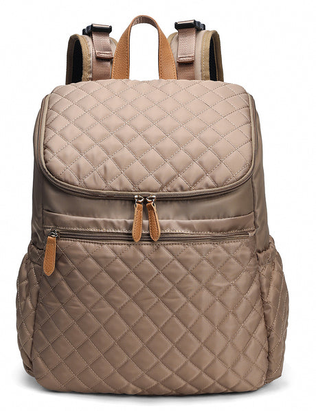 New Cotton Waterproof Nylon Multi-function Large-capacity Backpack Bag