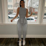 Athleisure Elegance 2023: Sleek Sleeveless Workout Bodysuit