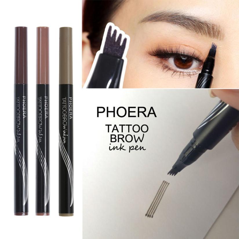 2 piece New Long Lasting Ultra-Fine Four-Comb Eyebrow Pencil