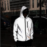 Reflective Waterproof Men's Windbreaker for Spring/Autumn - High Street Fashion