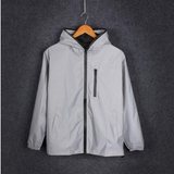 Reflective Waterproof Men's Windbreaker for Spring/Autumn - High Street Fashion