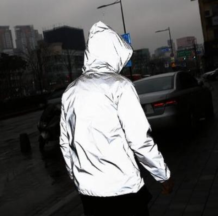 Reflective Waterproof Men's Windbreaker for Spring/Autumn - High Street Fashion