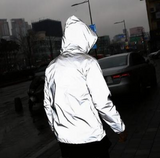 Reflective Waterproof Men's Windbreaker for Spring/Autumn - High Street Fashion