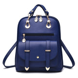 Female bag fashion PU leather dual-use backpack