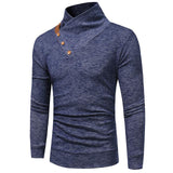 2023 Sophisticated Long-Sleeve Knit Sweatshirt with Stand-Up Collar