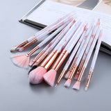Opulence Emporion's - 15 Marbled Design Makeup Brushes Set