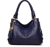 PU Leather Tassel Soft Leather Shoulder Bag