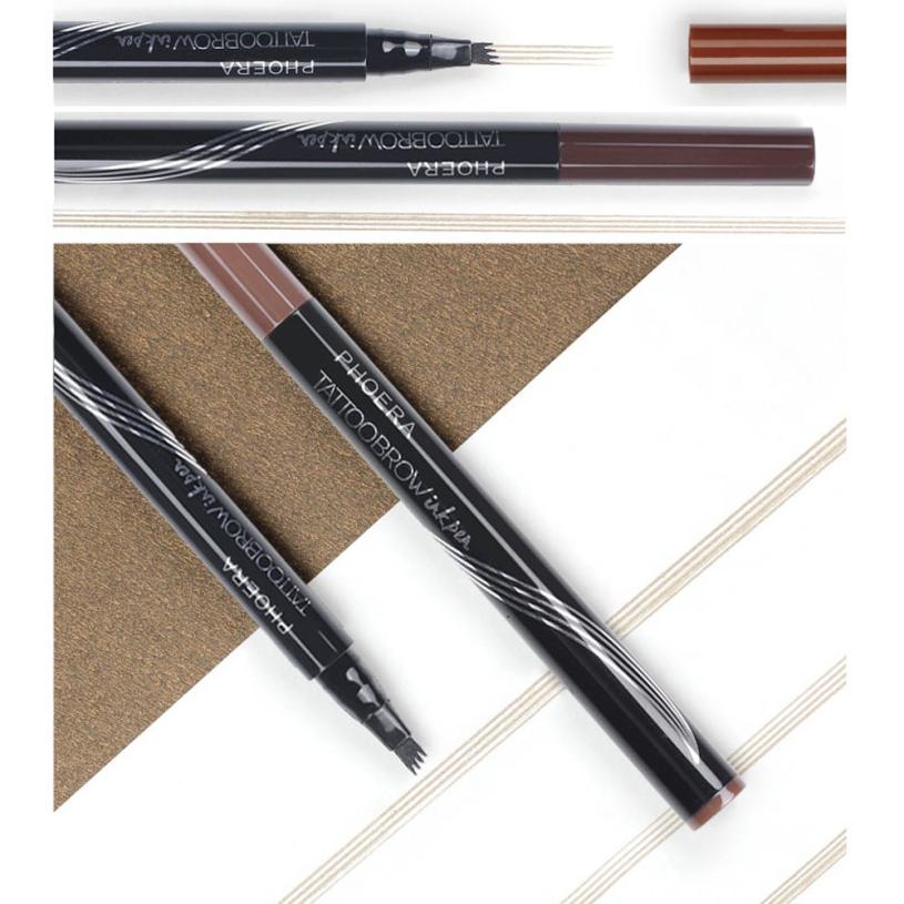 2 piece New Long Lasting Ultra-Fine Four-Comb Eyebrow Pencil
