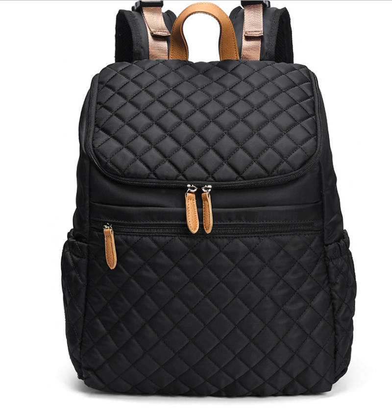 New Cotton Waterproof Nylon Multi-function Large-capacity Backpack Bag