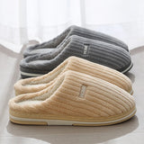 Warm Plush Slippers Household Indoor Couple Women's House Shoes