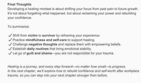 🔥 Burned Out, But Not Broken: Healing After Workplace Trauma  eBook)